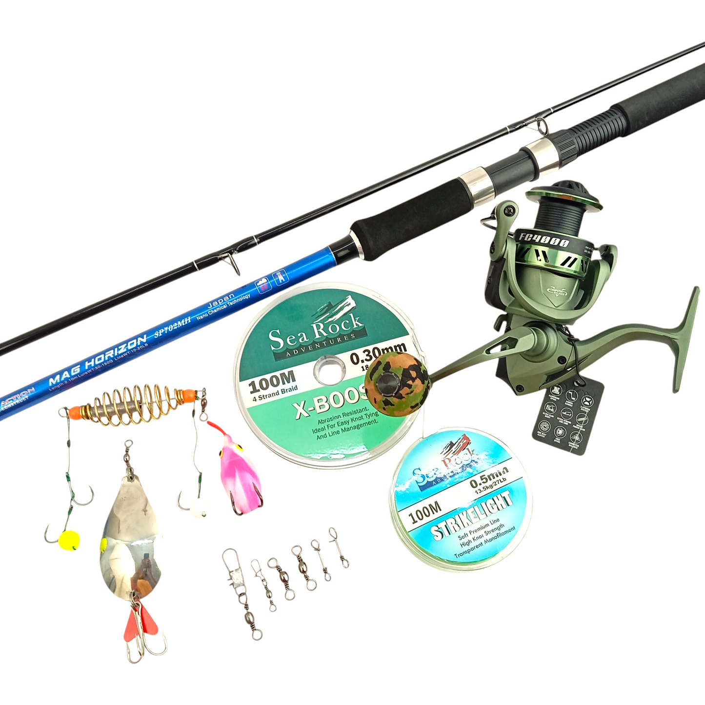 Beginner Lite Weight Premium Fresh Water Fishing Combo