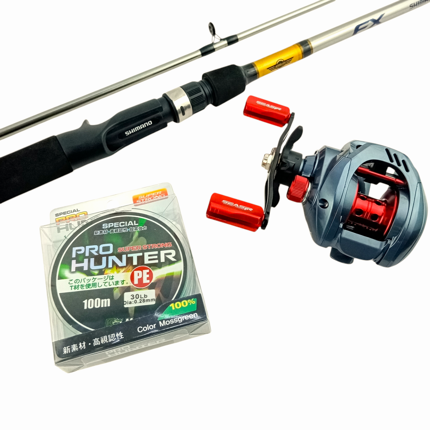 Beginner Shimano Baitcasting Rod & Reel Combo