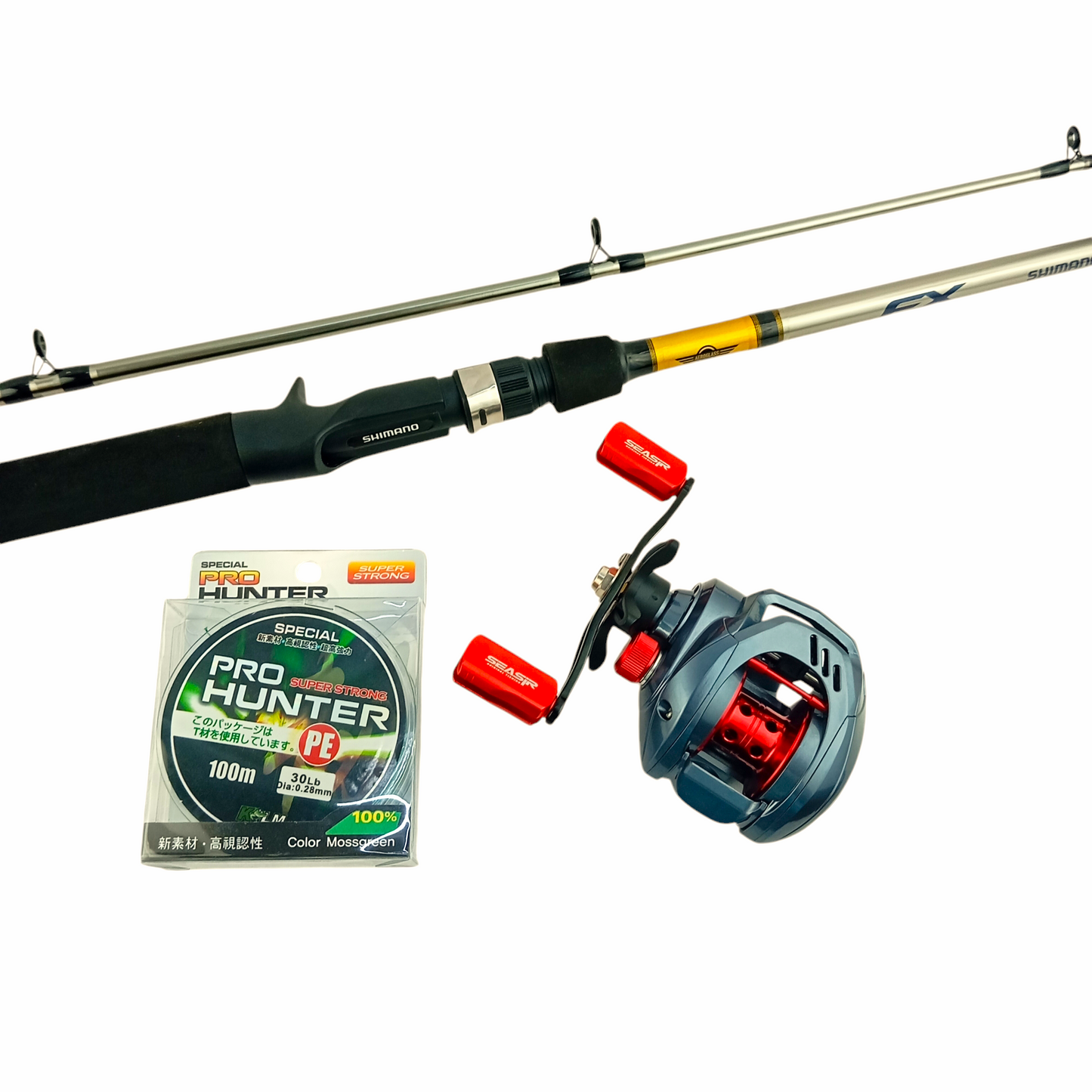 Beginner Shimano Baitcasting Rod & Reel Combo