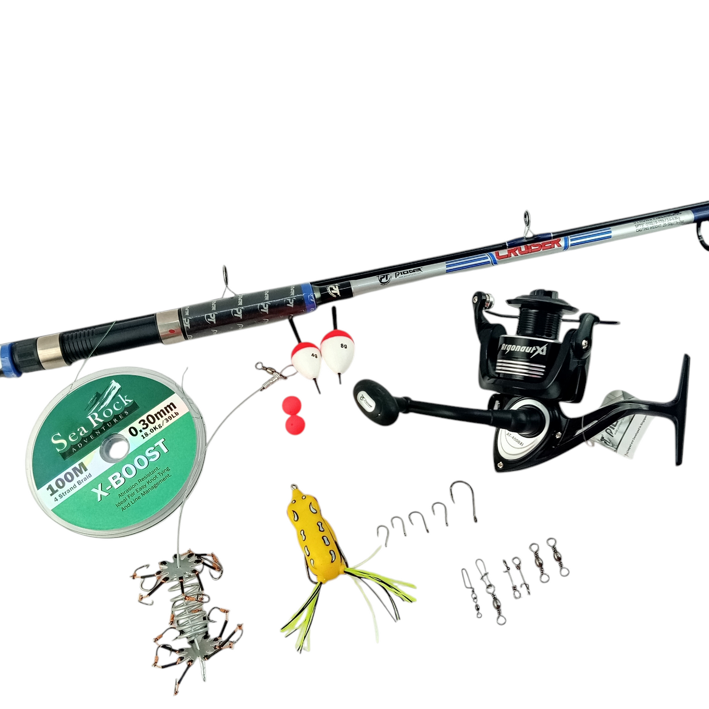 Best Beginners Fresh Water Fishing Rod & Reel Combo Complete Set Image