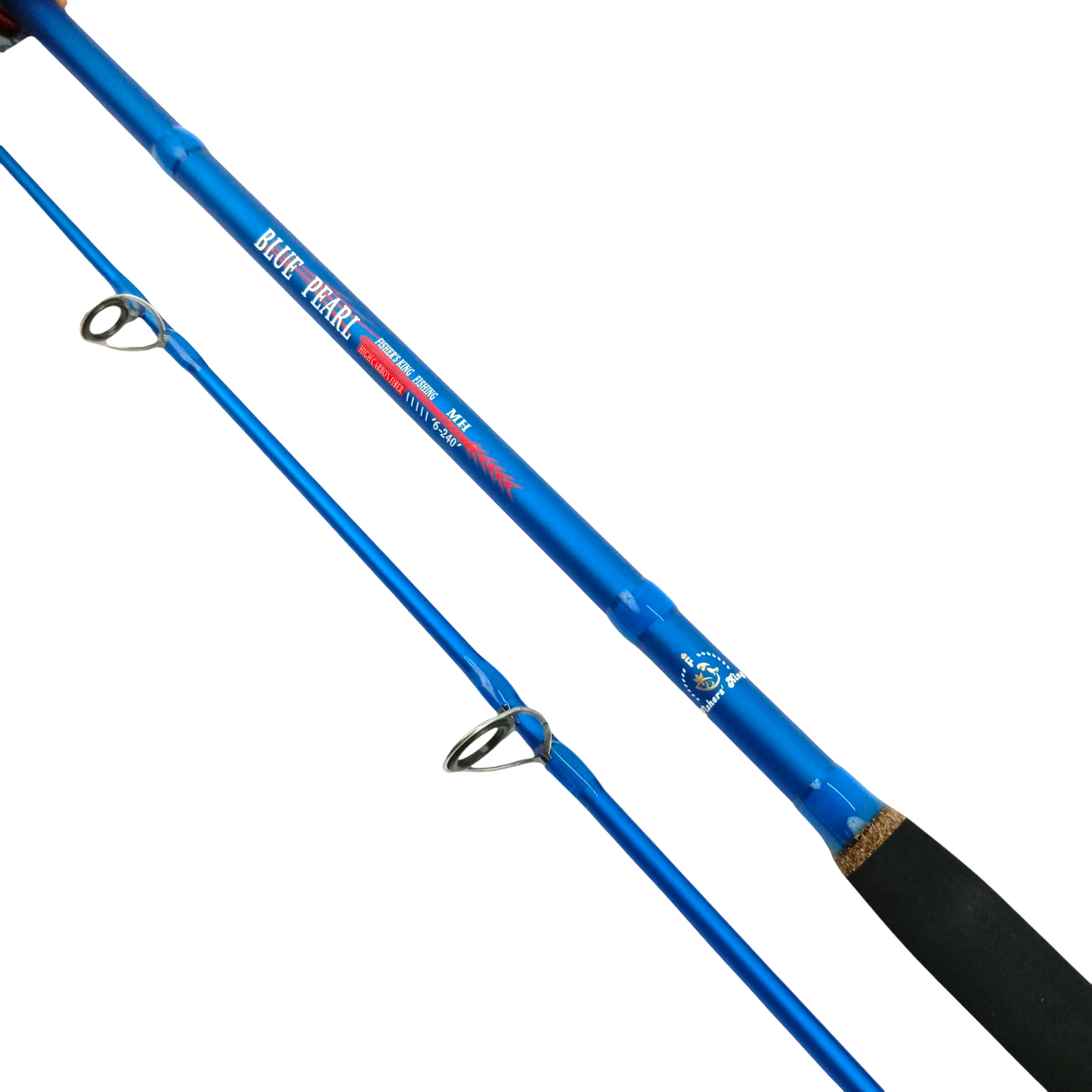 Blue Pearl 8ft Spinning Fishing Rod