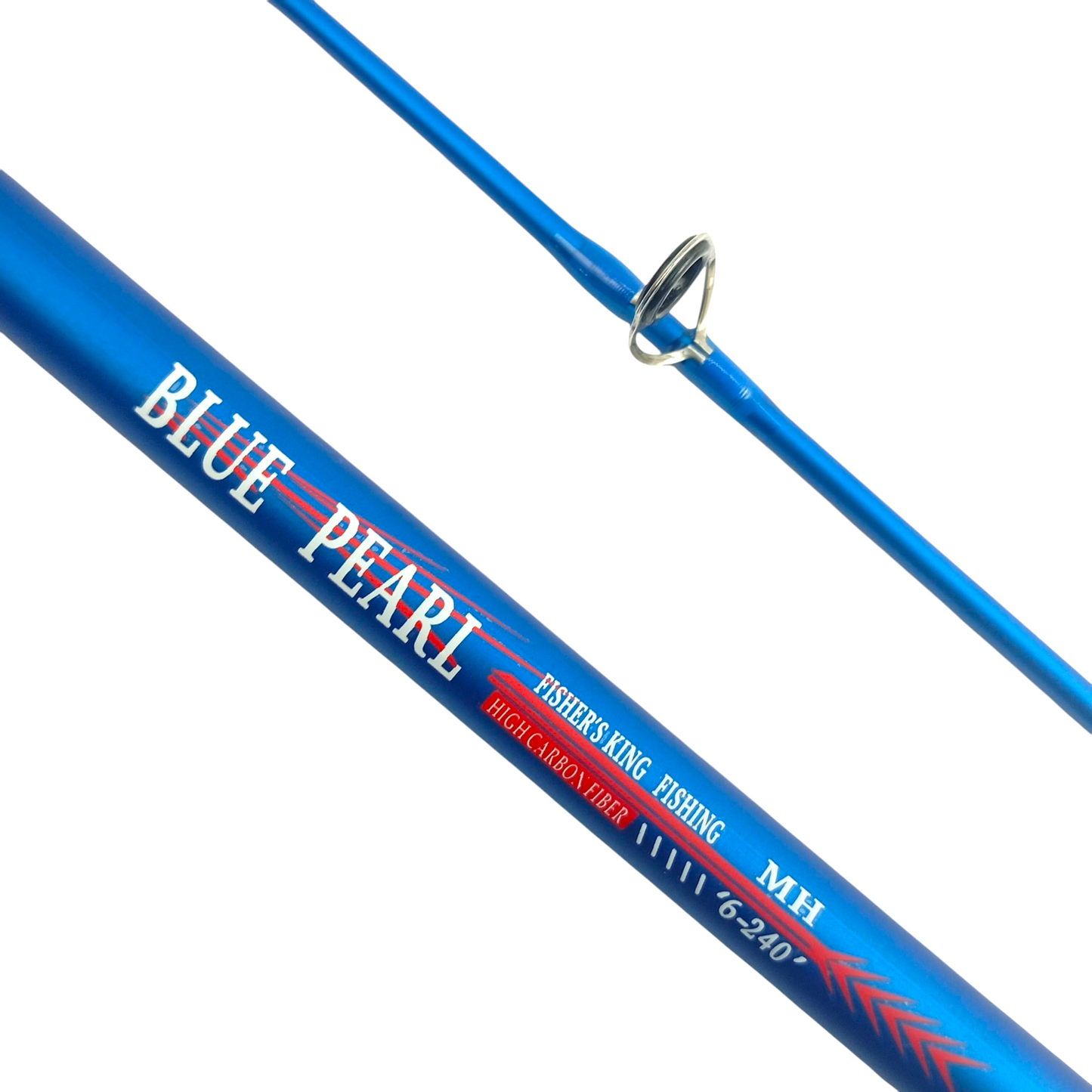 Blue Pearl 8ft Spinning Fishing Rod