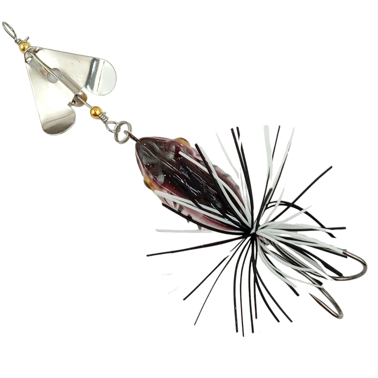 Buzz Bait Frog Lure | 13.5cm/10gm Black