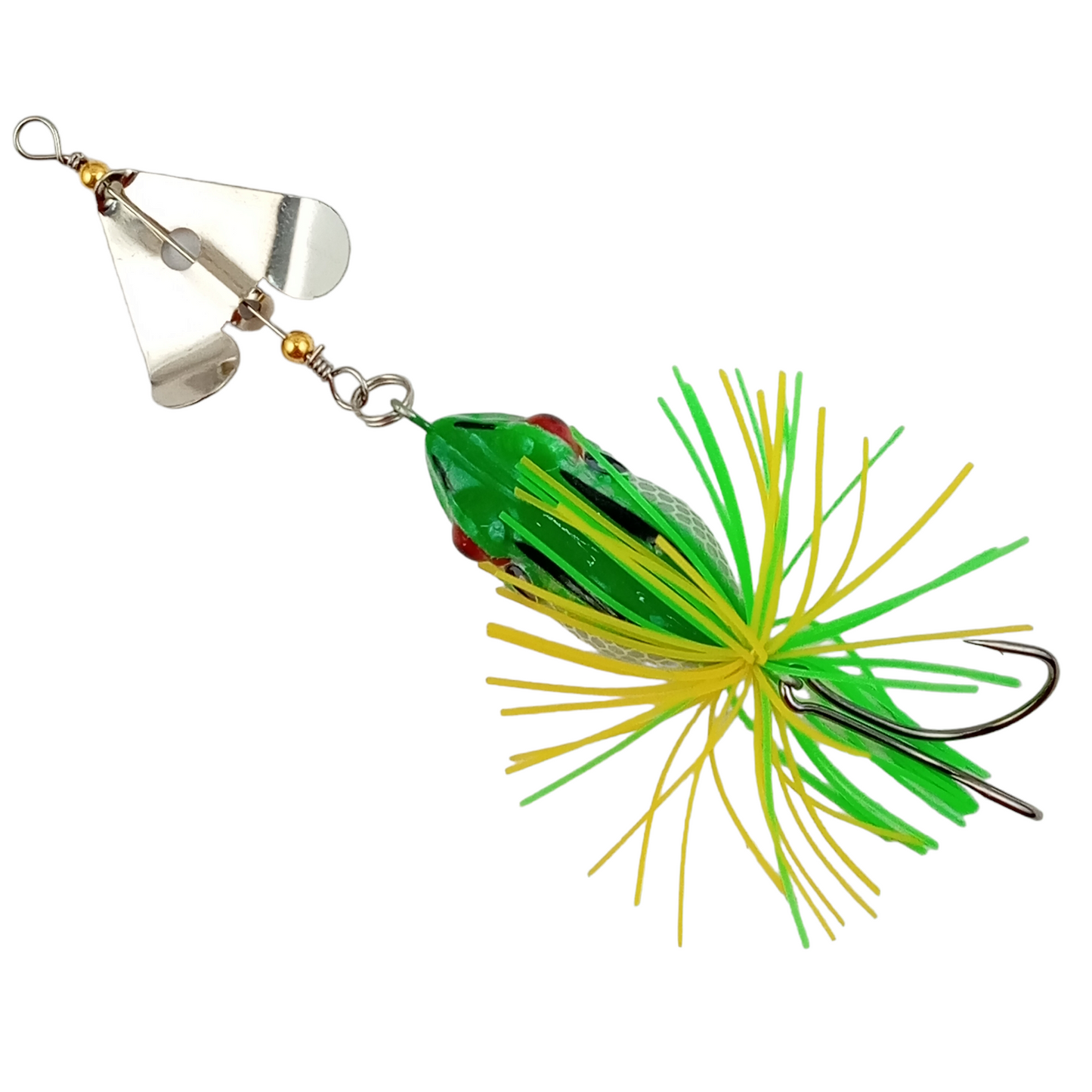 Buzz Bait Frog Lure | 13.5cm/10gm green image