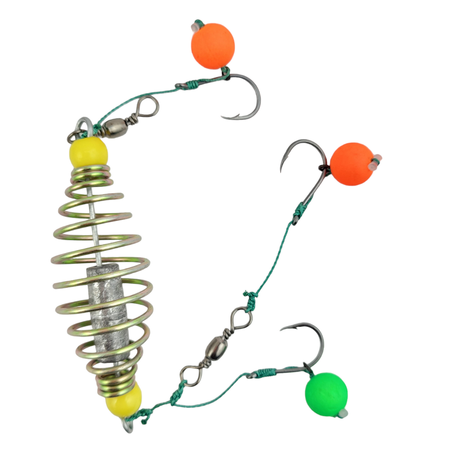 Carp Fishing Pop Up Hooks With Feeder - 3 Sets - 15gms- image with hooks