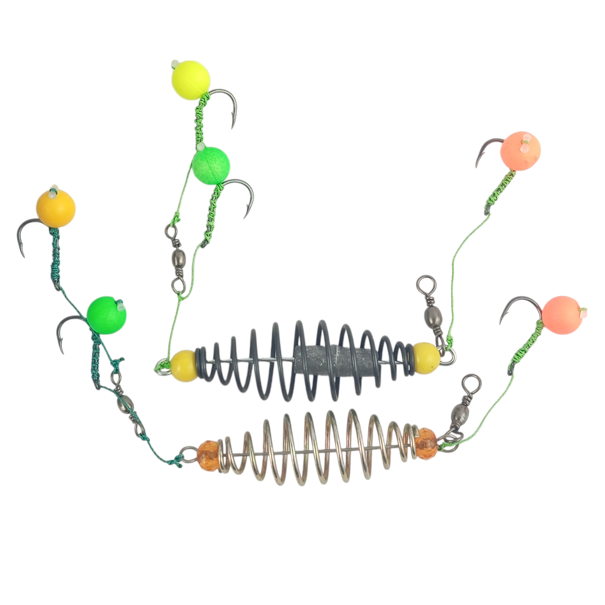 Carp Fishing Pop Up Hooks With Feeder - 3 Sets -  image with hooks