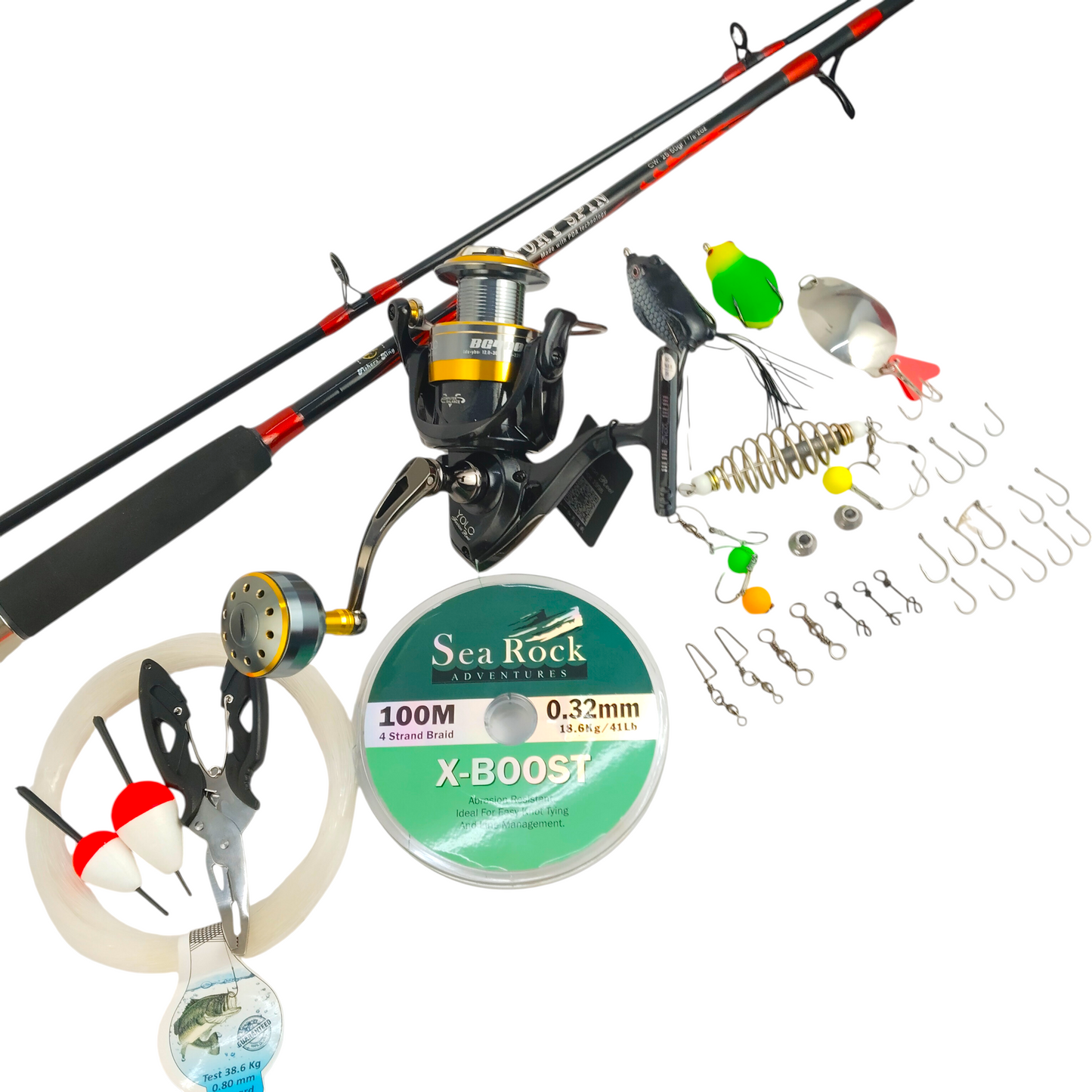 Complete Pongal Snakehead Fishing Rod & Reel Combo