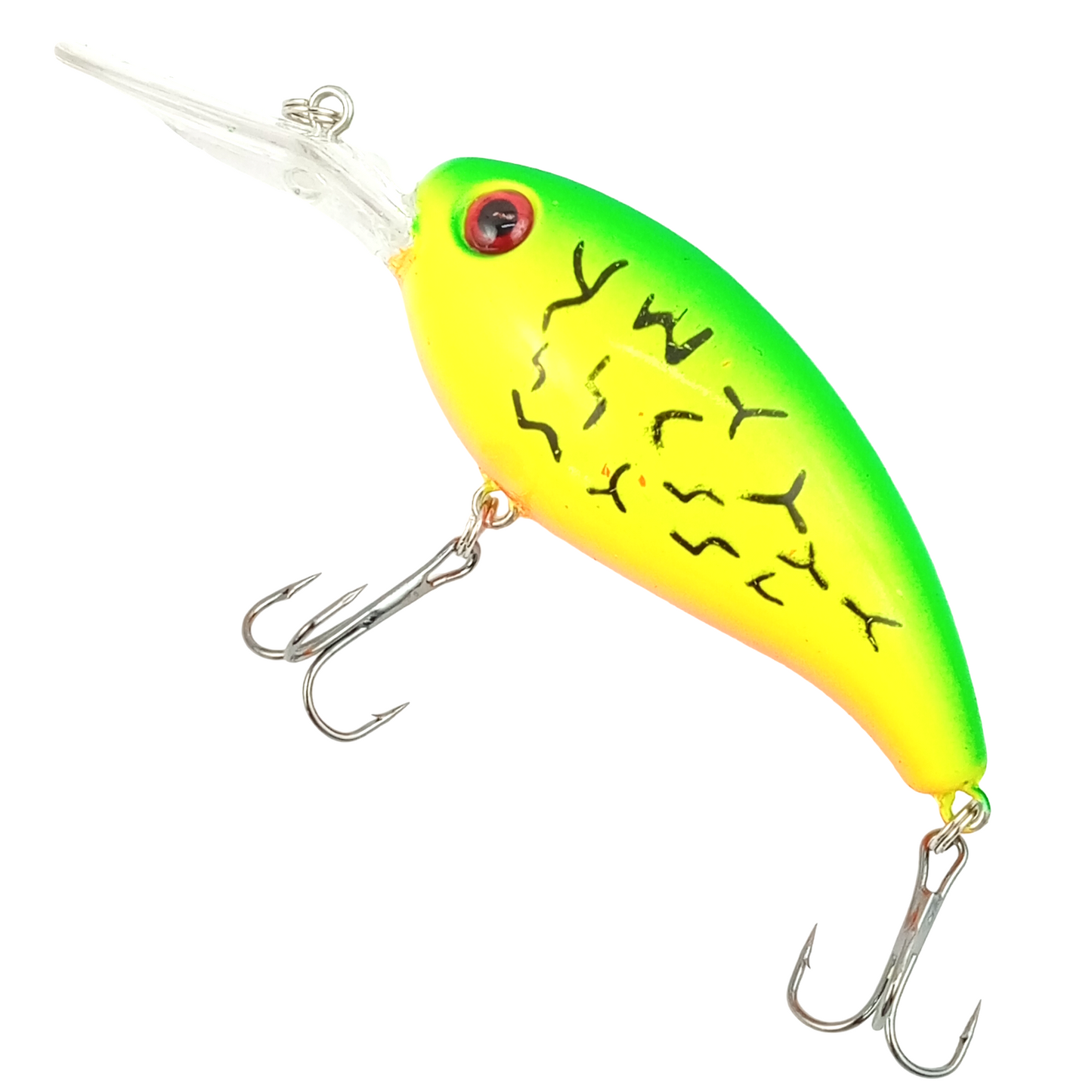 Crank Bait Fishing Lure | 14gm/10cm Yellow Green Image
