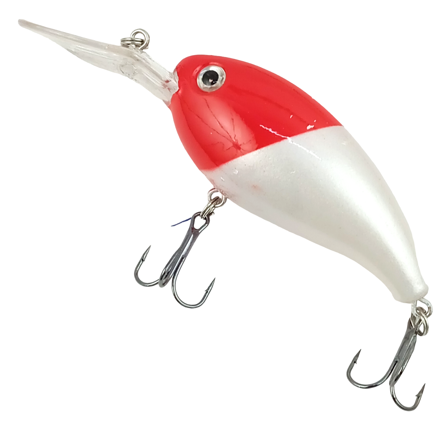 Crank Bait Fishing Lure | 14gm/10cm White Red head image