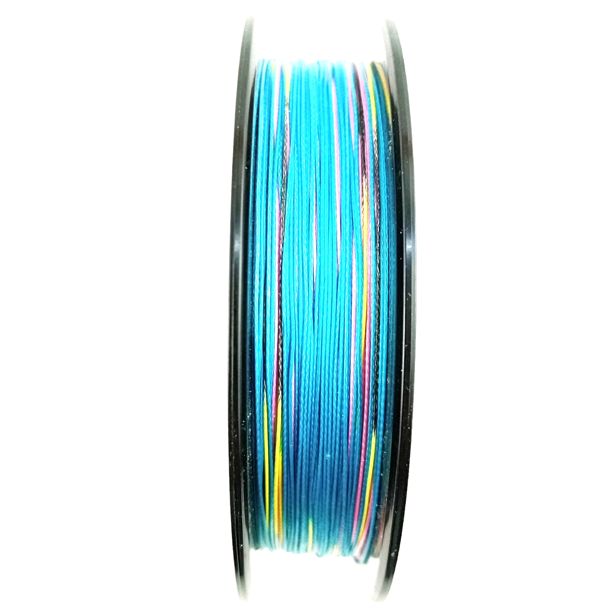 Dawa J-Braid X 8 Braided Line 0.35mm-79Lbs Multi Color Fishing Line Close Up Image