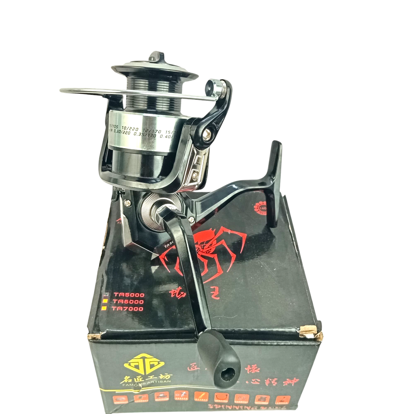 Famous Artisan TA 3000-TA 4000 -TA 5000-TA 6000 Spinning Fishing Reel