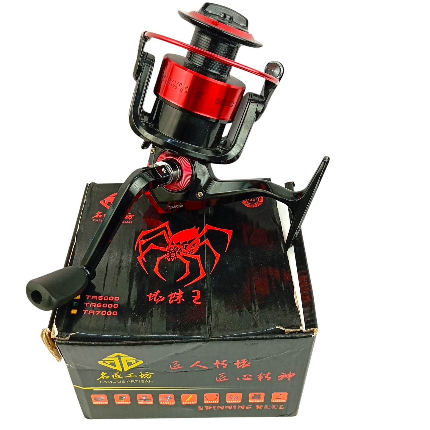 Famous Artisan TA 3000-TA 4000 -TA 5000-TA 6000 Spinning Fishing Reel
