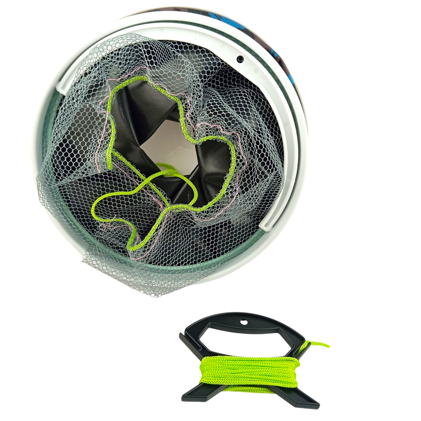 Fishing Bucket, Foldable Fishing Bait Bucket, Multifunctional Portable Folding Fishing Minnow Bucket Fish Live Bait Container