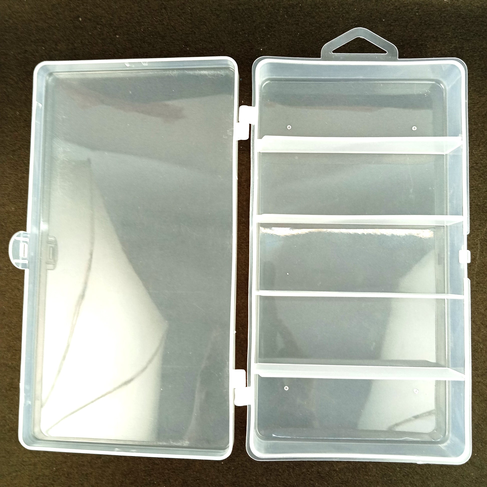 Fishing Lure Box 5 Compartments Open Close Image
