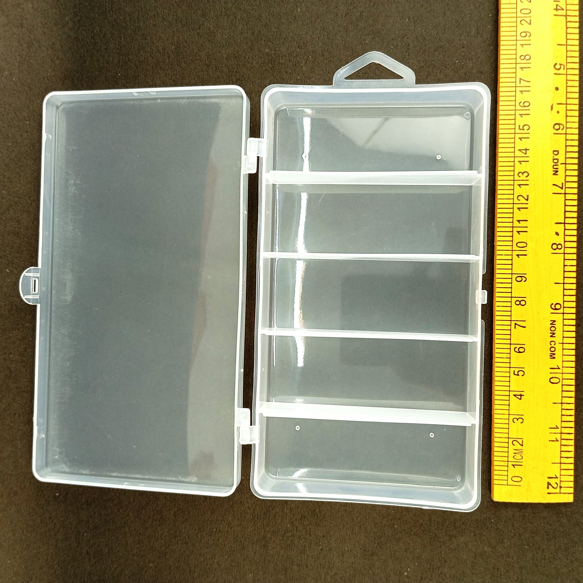 Fishing Lure Box 5 Compartments  Size Image