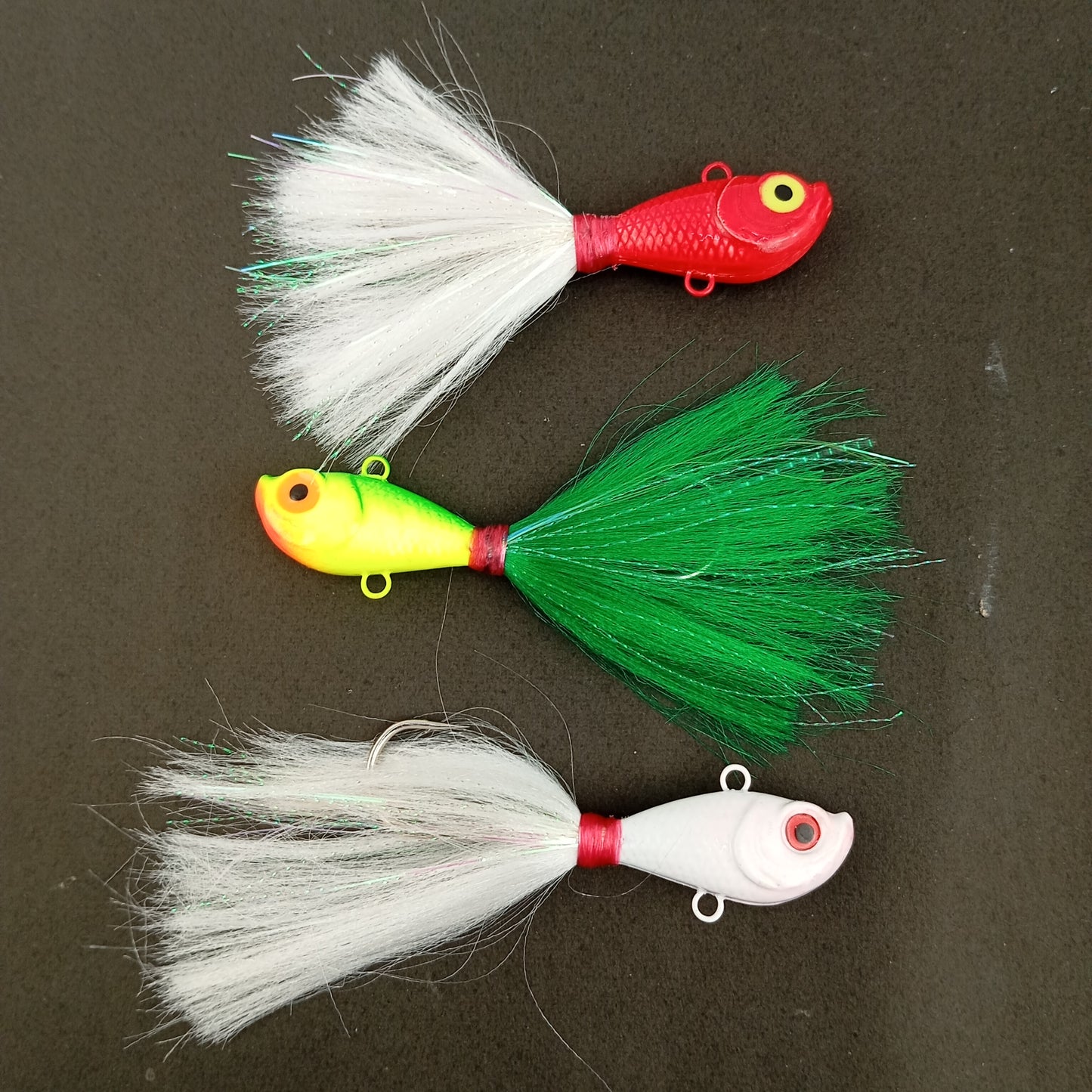 Flyby Bucktail Jig Hand Made 65gms 7.5cm 5-0 Hook Main Image