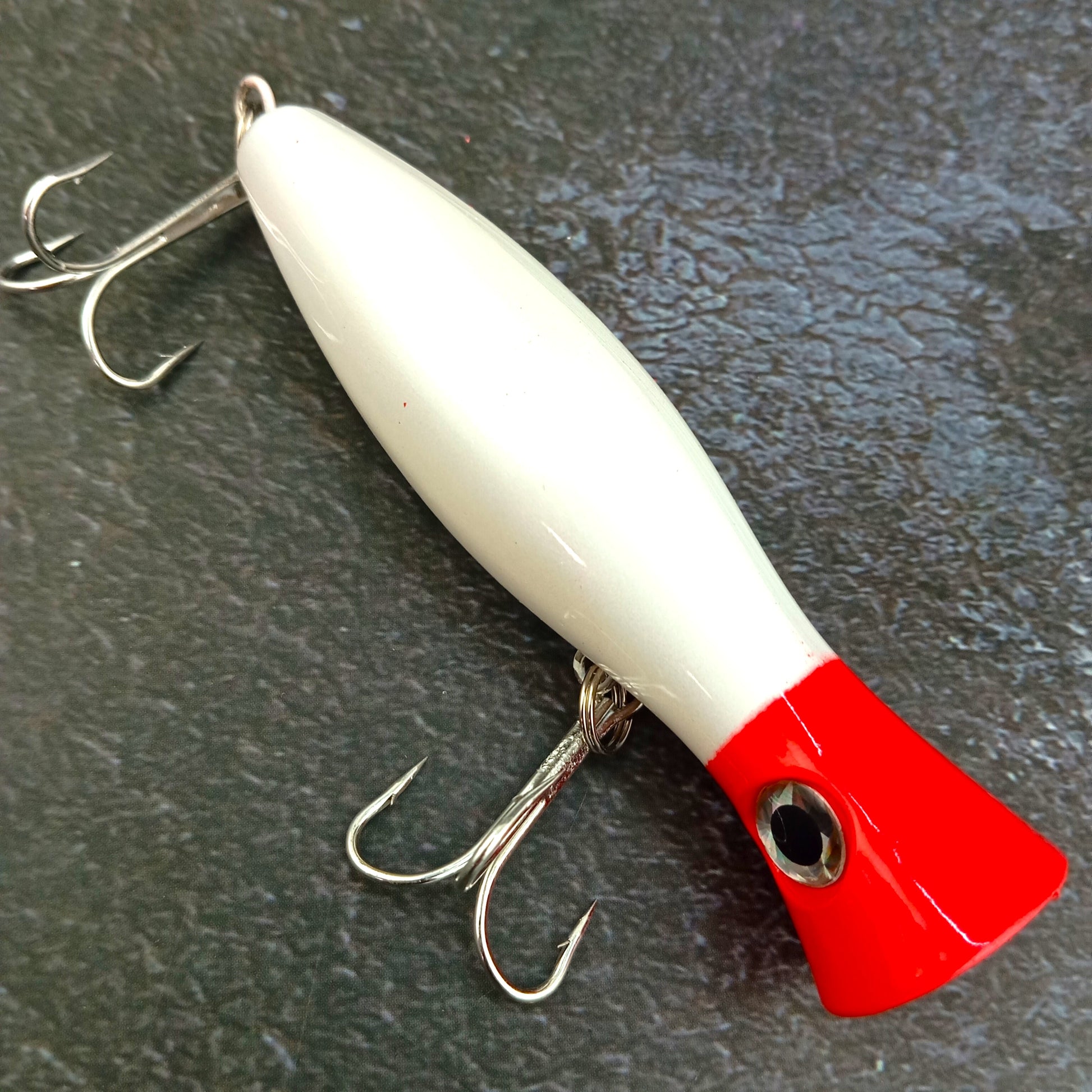 Generic Popper of 12cm and 42 gms weight Red White Close Up Imag