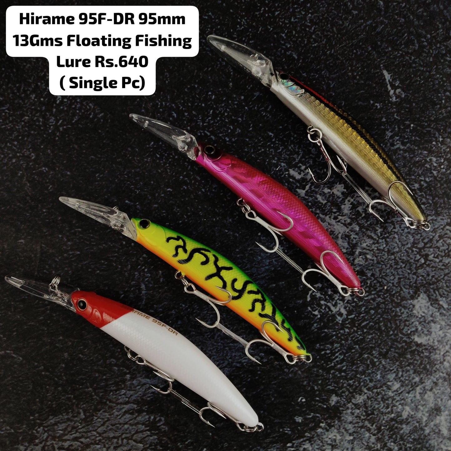 Hirame 95F-DR 95mm 13Gms Floating Fishing Lure