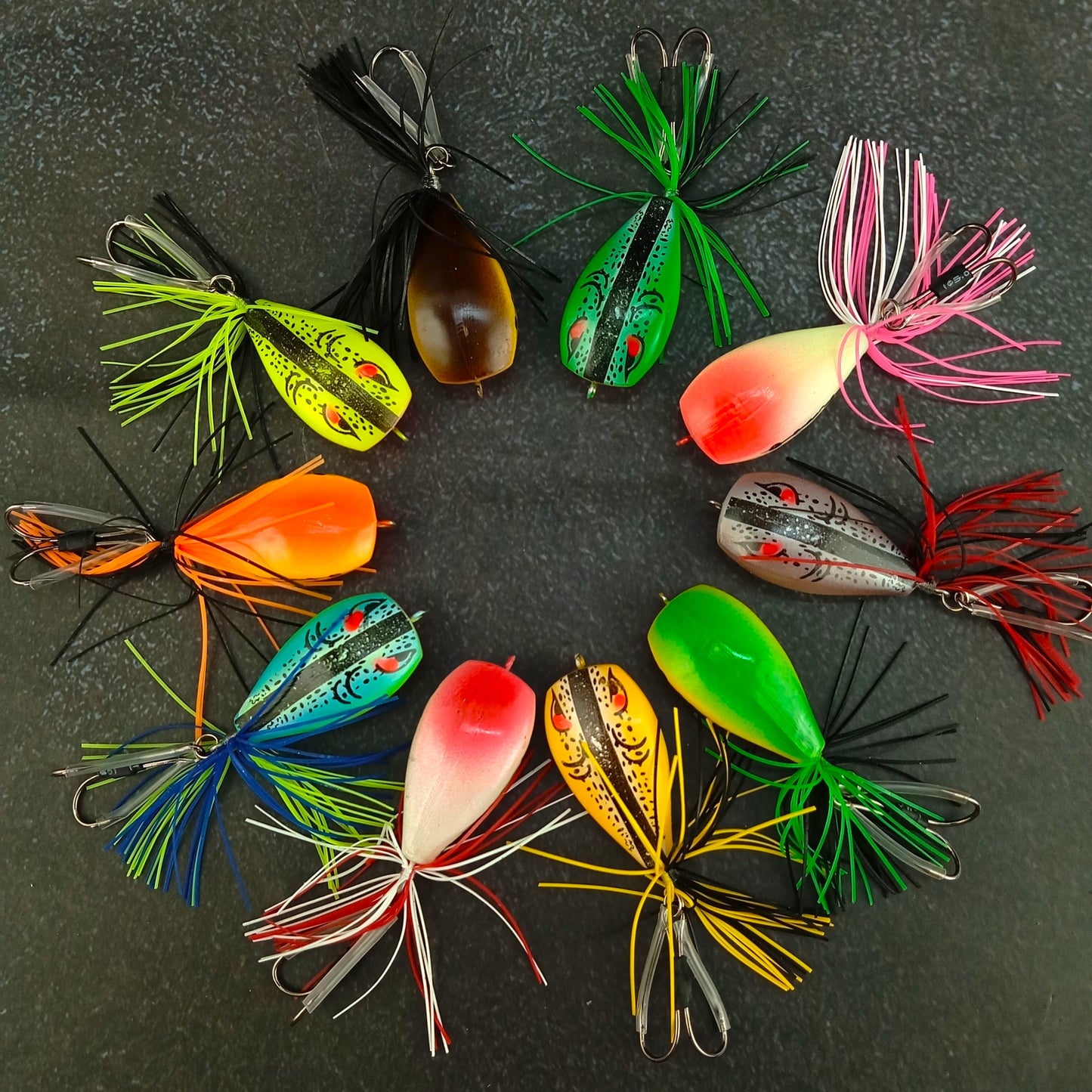 Jump Frog Lure With Skirts |10gms|5cm