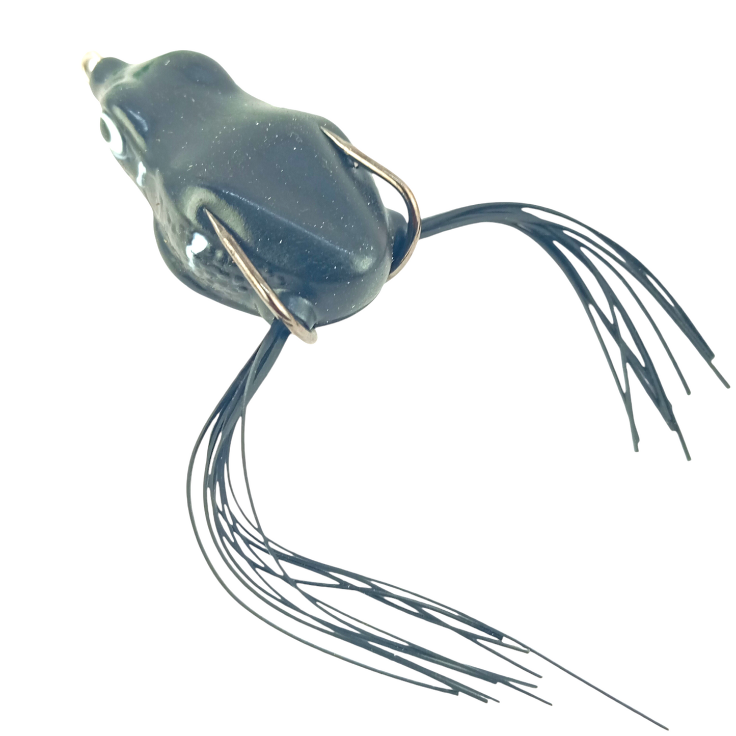 Jungle Frog Lure 10gms 5cm Black Close Up Image