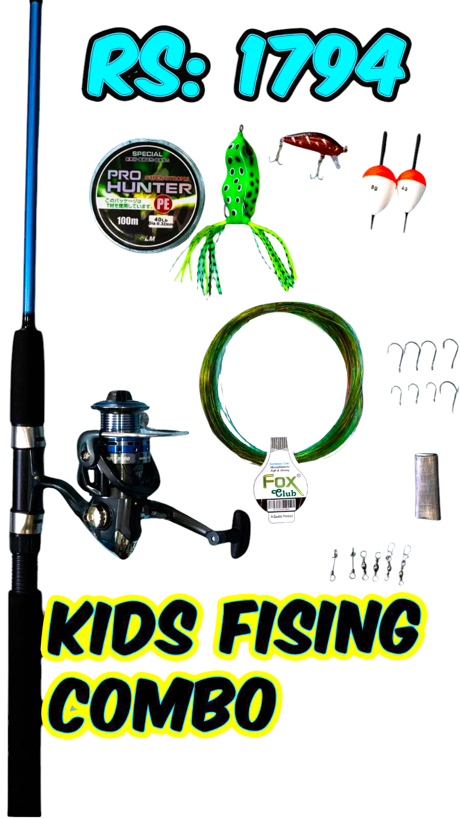 Kids Fishing Budget Friendly Beginner Fresh Water Combo