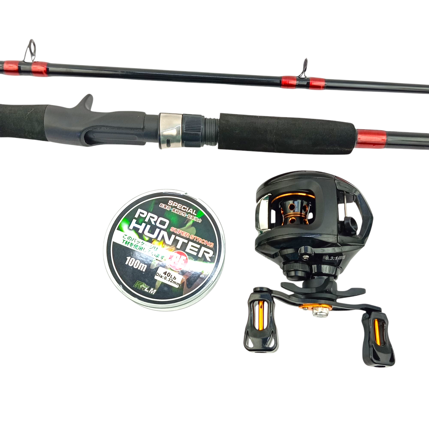 Lite Weight Baitcasting Fresh Water Fishing Combo