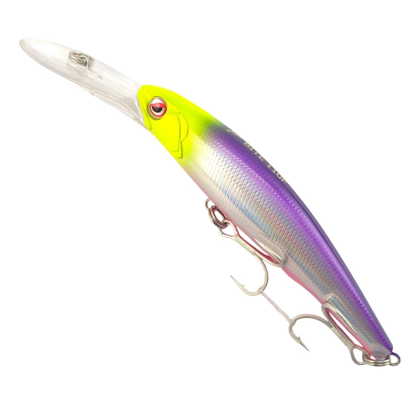 Littma Bite 110f 110mm 24gms Floating Fishing Lure Psycho Charteuse