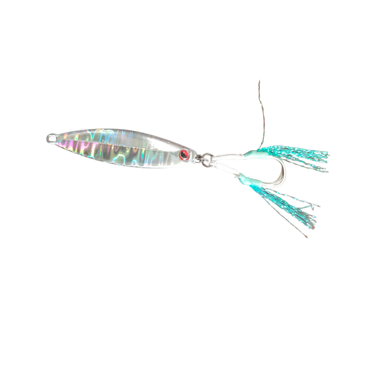 ittma_Jig_Katana_Slow_20gms_Jig_Fishing_Lure_-Zebra_Silver_Close_Up_Image