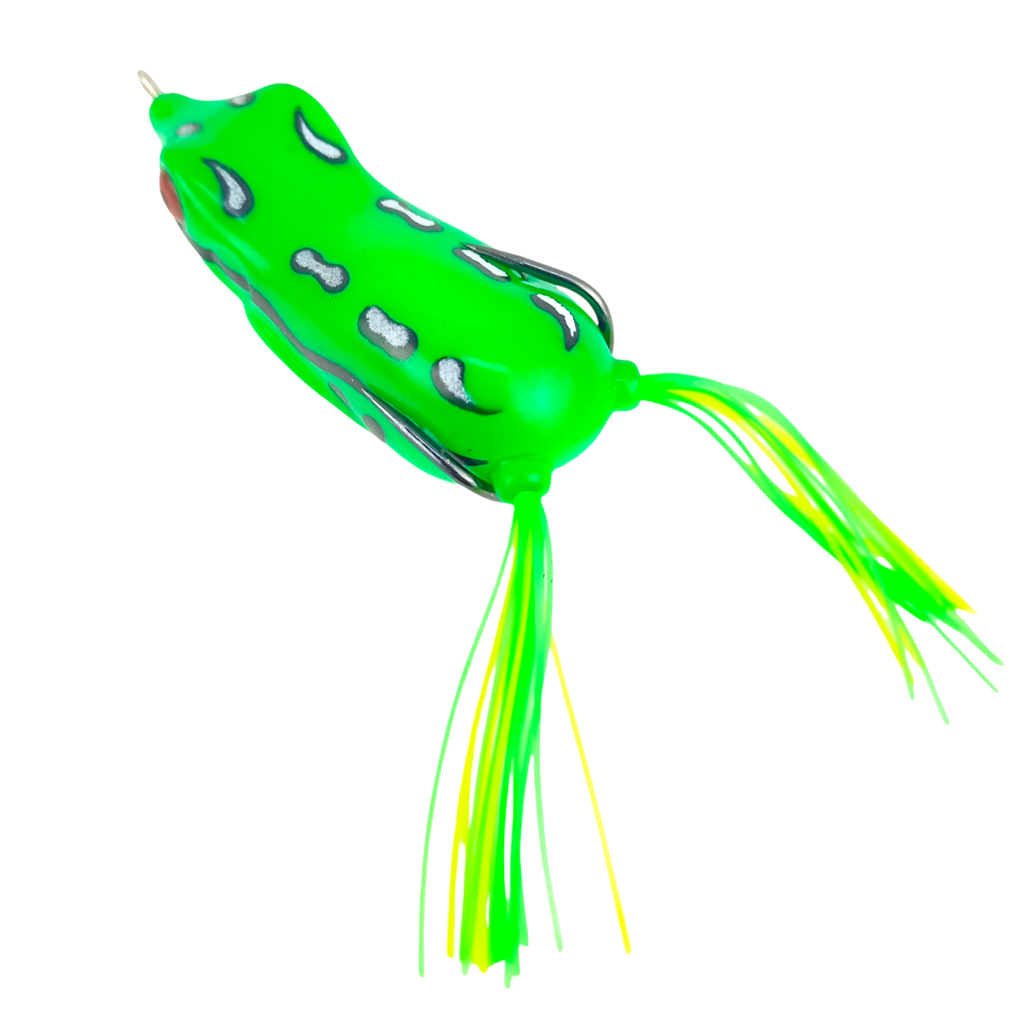 Long Casting Frog Fishing Lure 21gms 7cm All Green Close Up Image