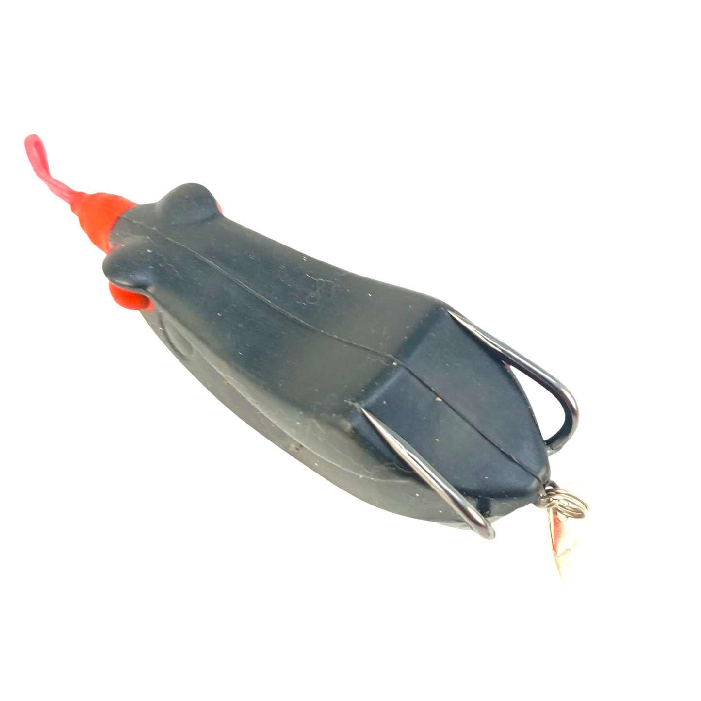 Long_Casting_Spinner_Frog_Lure_17gms_8cm_White_Red_Head_All_Close_Up_Image