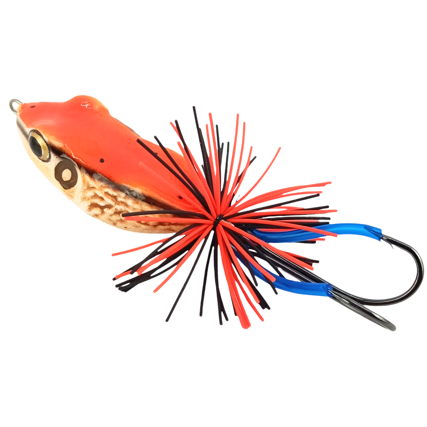 Lures Factory Triton Lotus Frog 5cm 10gms Red Close Up Image