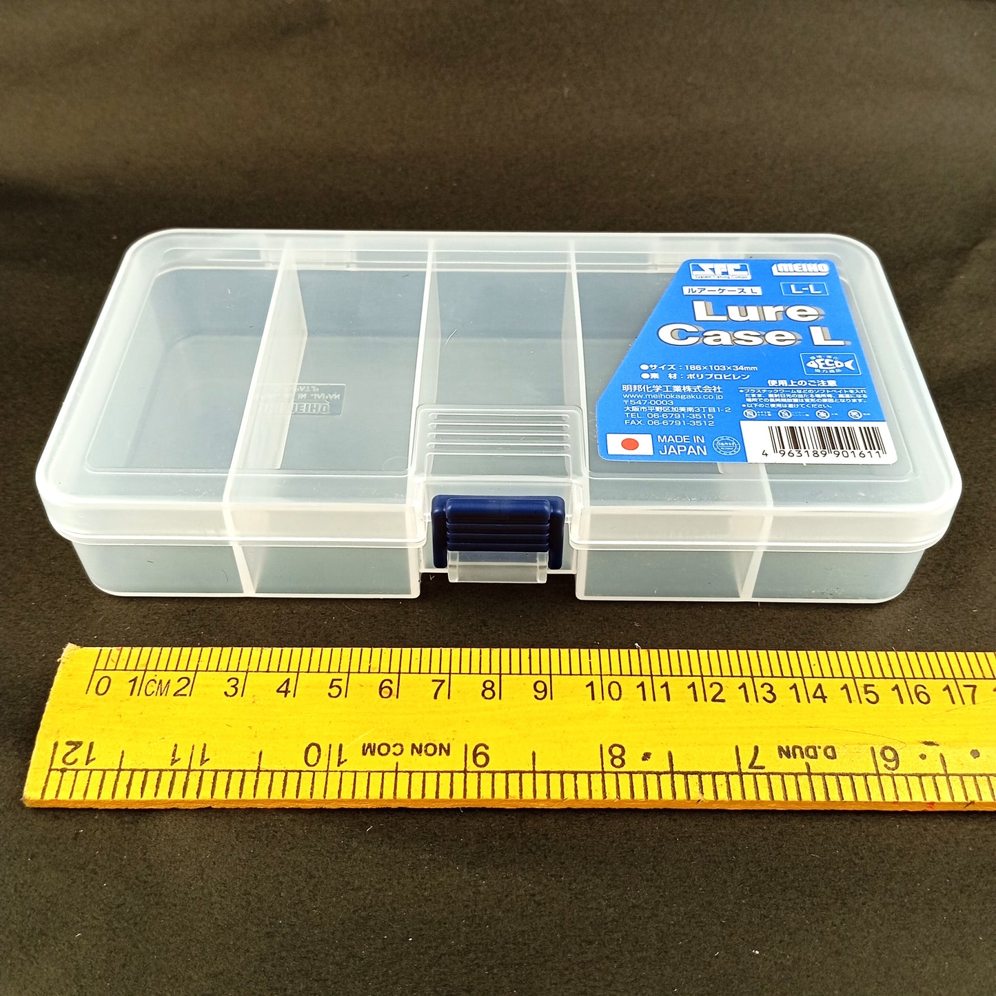 Meiho Case L Fishing Lure Box Close View Image