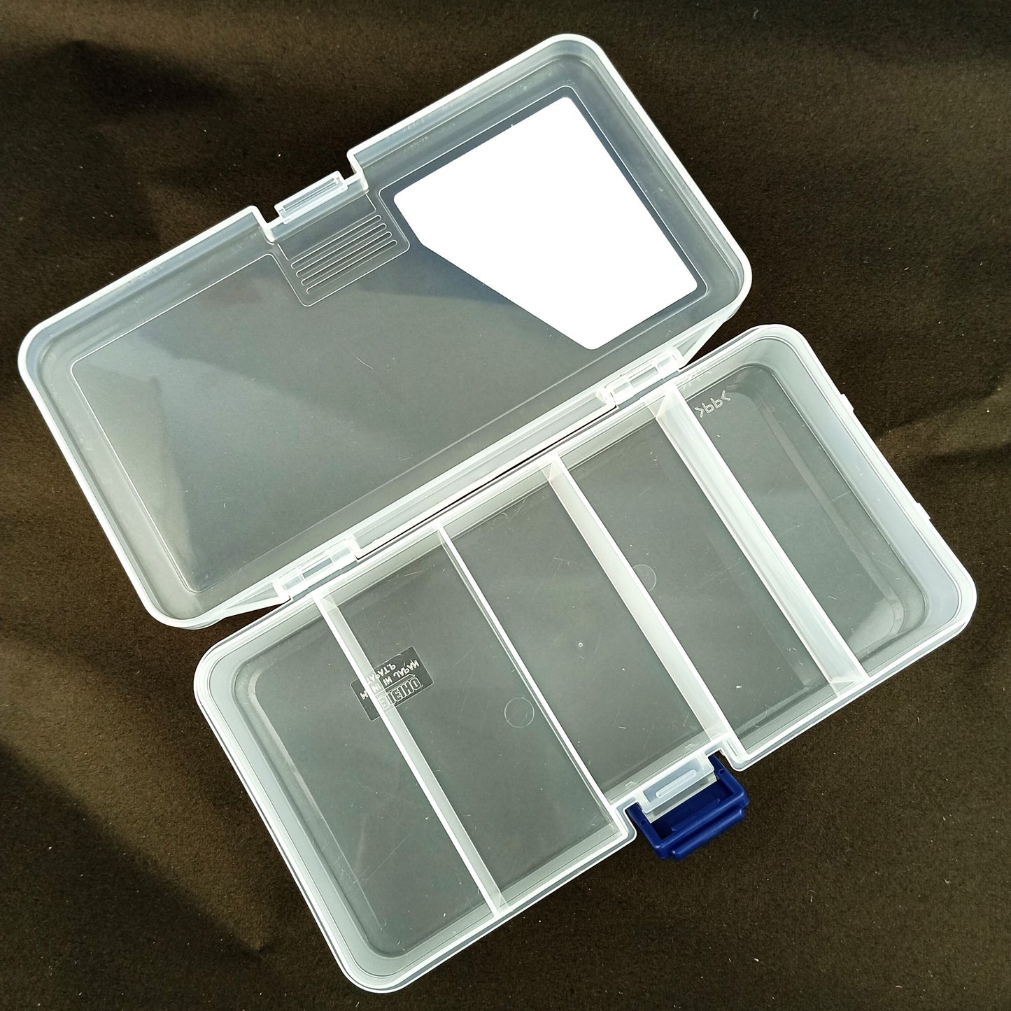 Meiho Case L Fishing Lure Box Open Close Up Image