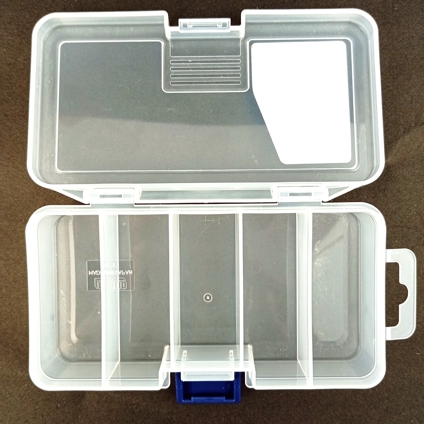 Meiho Lure Case S 5 Compartments Fishing Tackle Box open Image