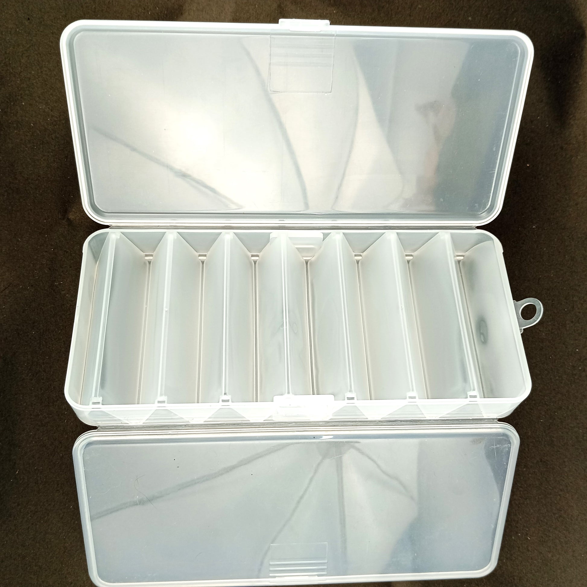 Meiho Reversible 85 - 14 Compartments Fishing Tackle Box Full Opem Image