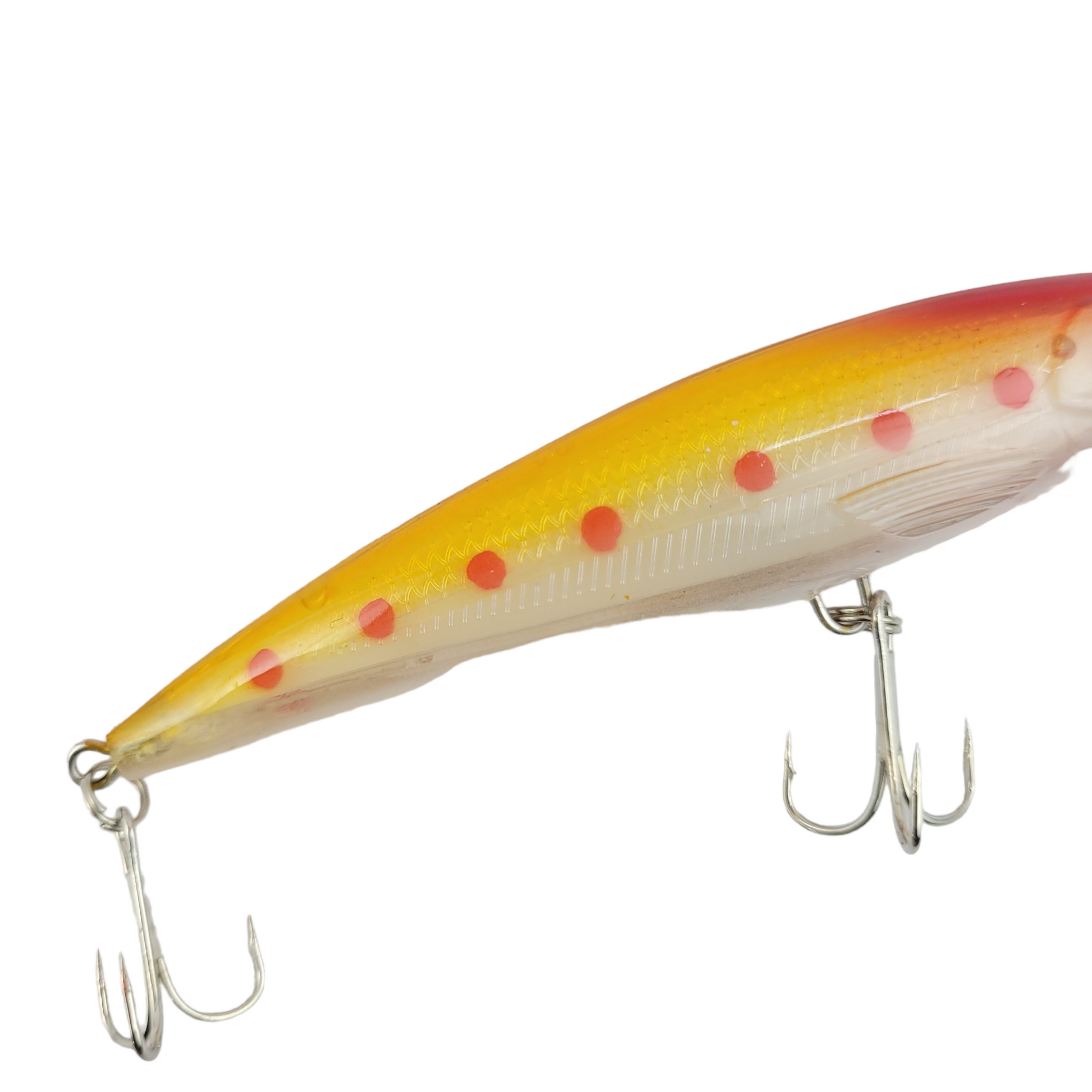 Minnow Rap Shallow Diving Fishing Lure 10cm 13g Fiery Yellow bottom image