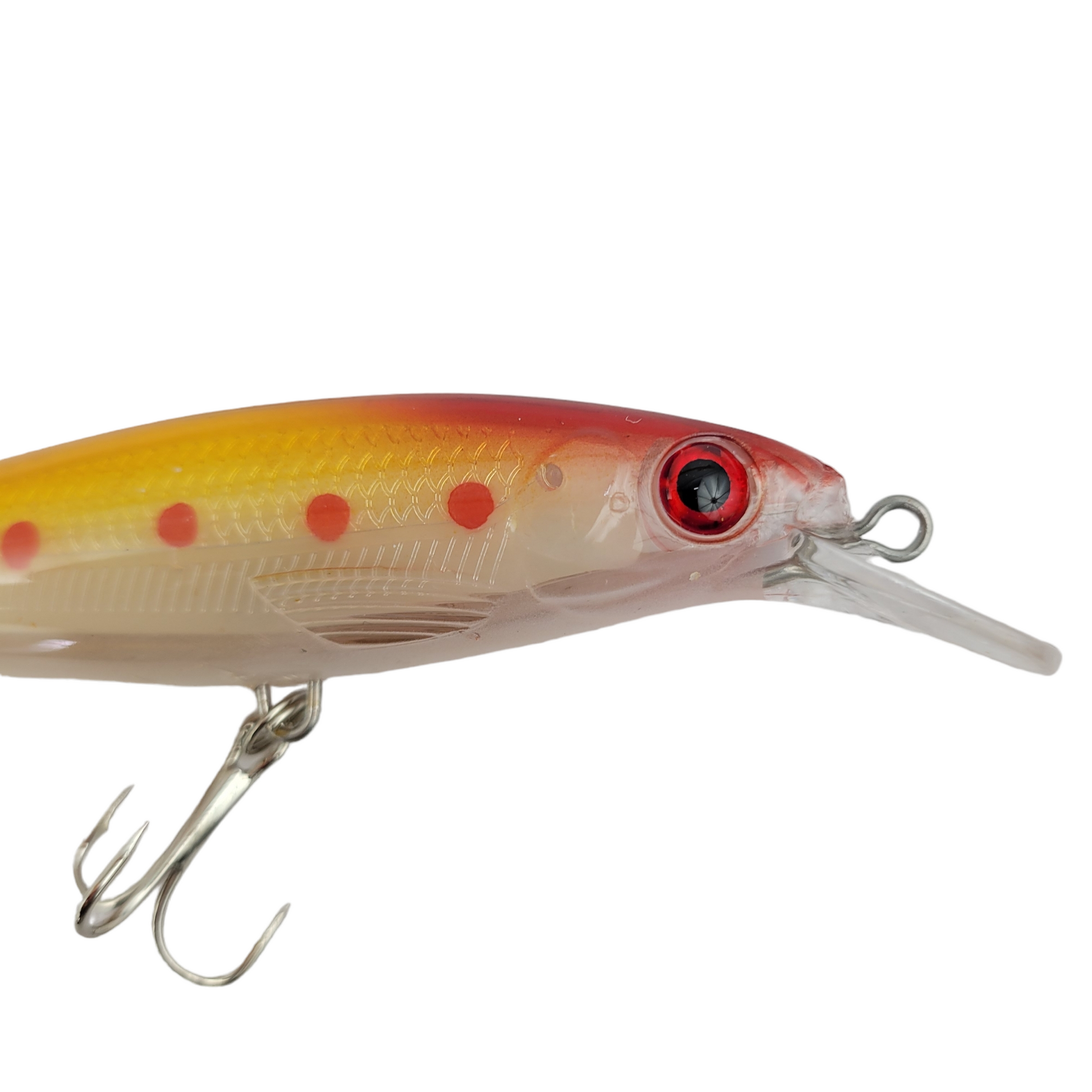 Minnow Rap Shallow Diving Fishing Lure 10cm 13g Fiery Yellow top image