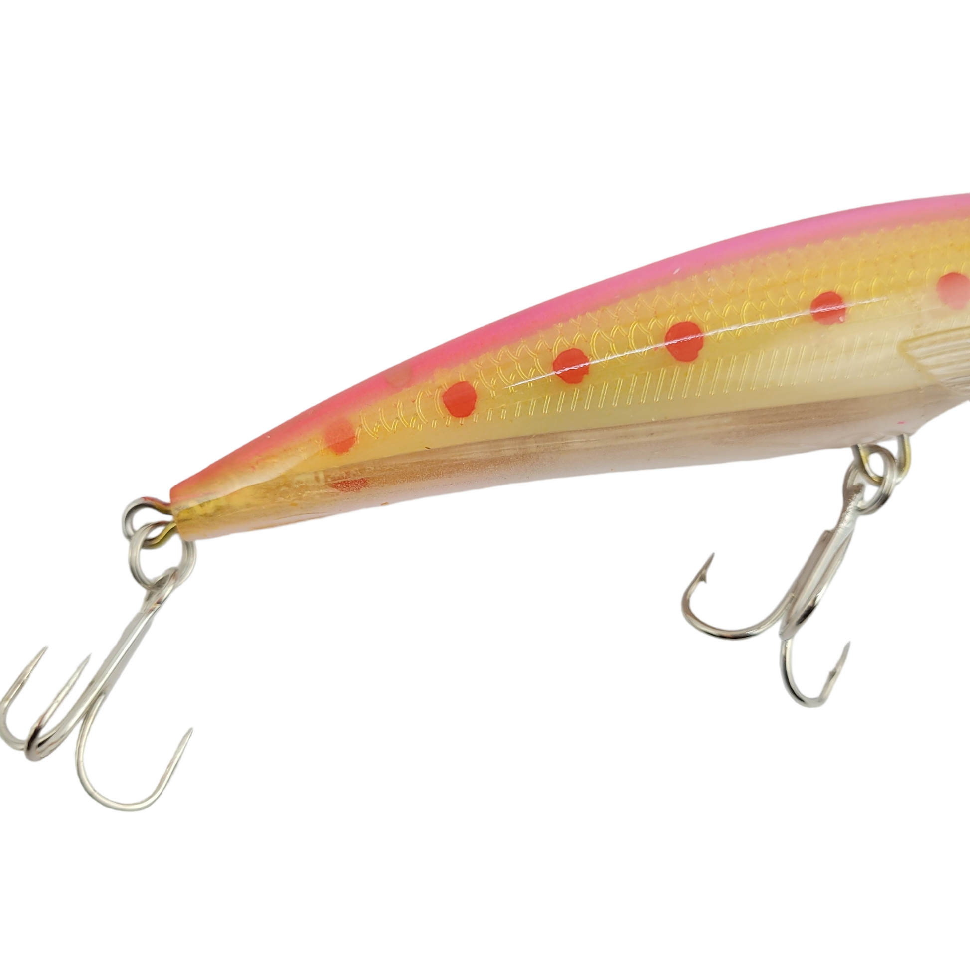 Minnow Rap Shallow Diving Fishing Lure 10cm 13g Pinky yellow bottom image