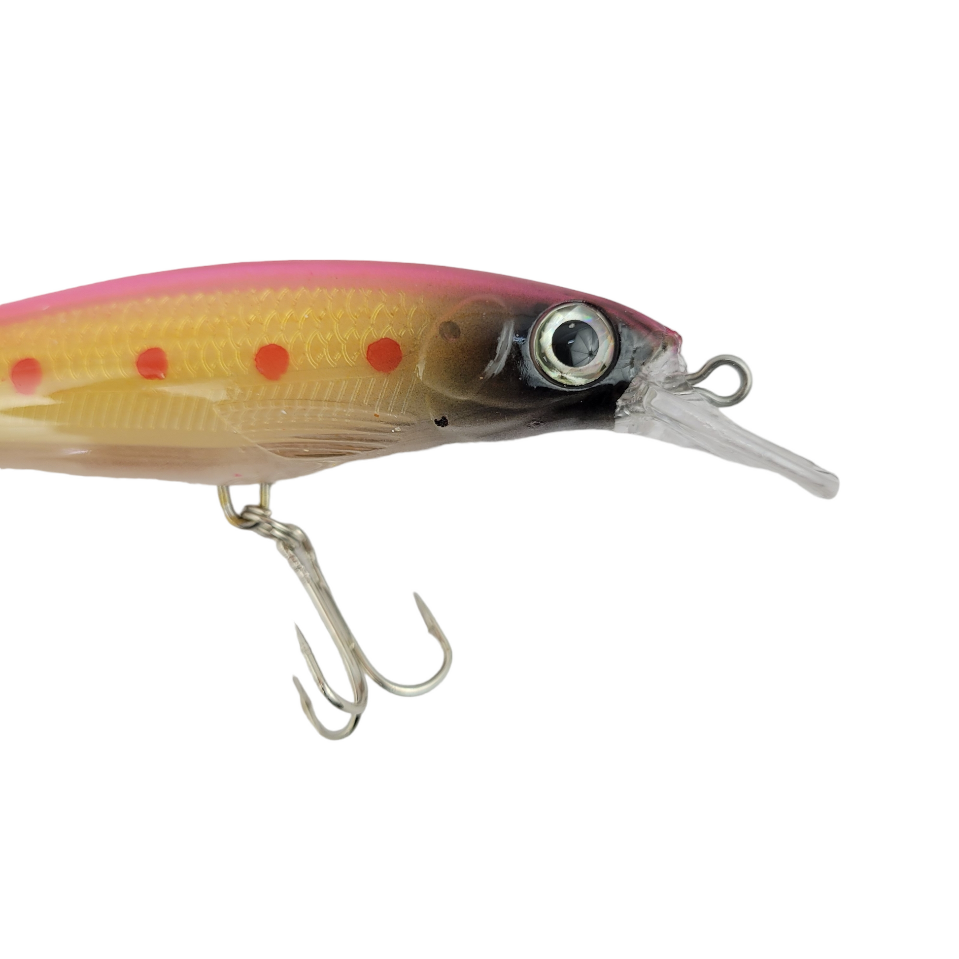 Minnow Rap Shallow Diving Fishing Lure 10cm 13g Pinky yellow top image