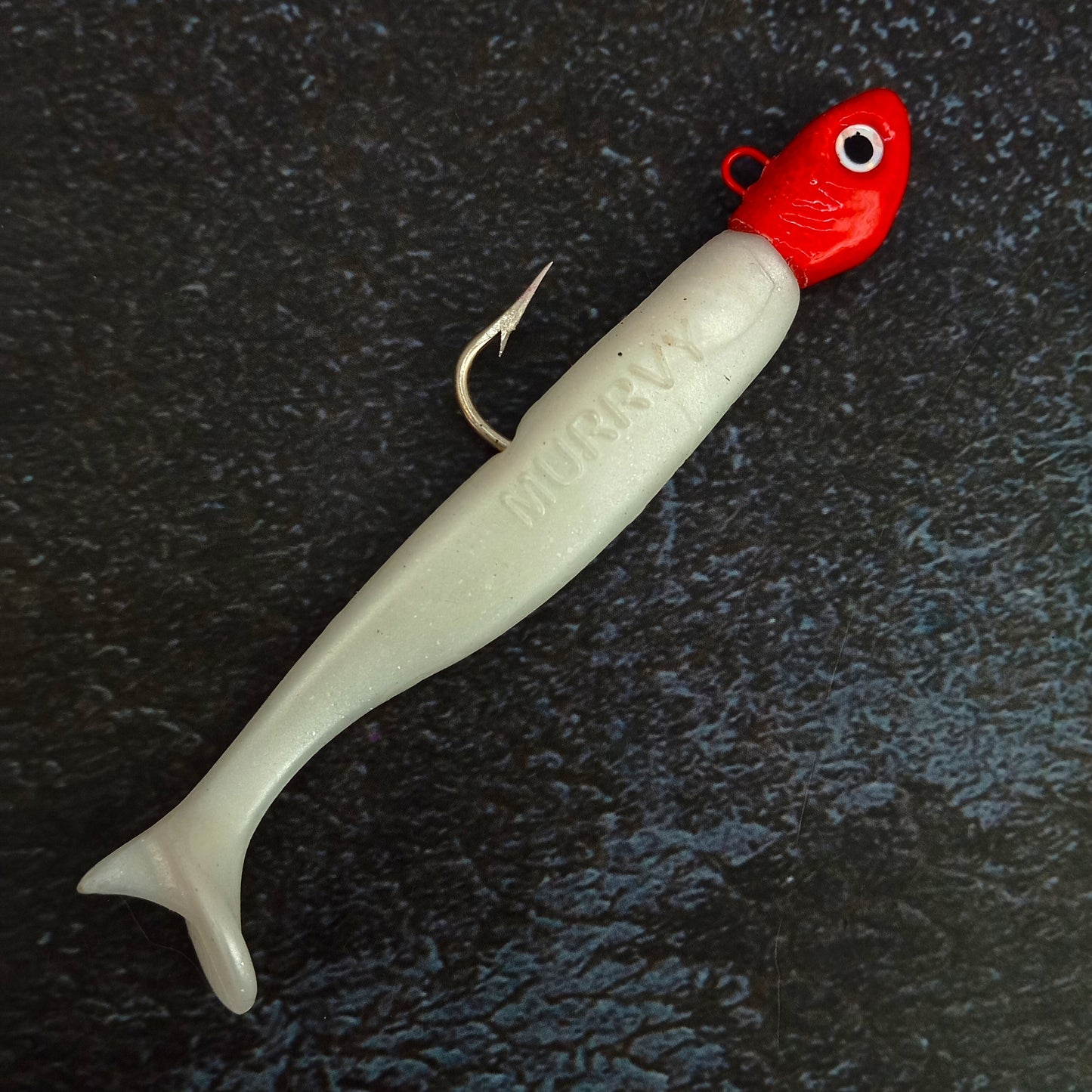 Murrvy 4inch Soft Lures White Close Up Image