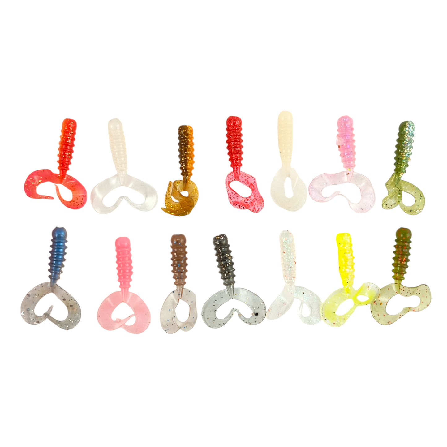 Owner Cultiva Rock'N Bait Worm Ring Twin Tail 1.5inch Single Pc All Image
