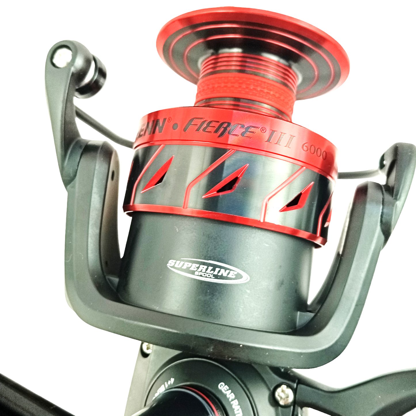 Penn Fierce III 6000 Spinning Fishing Reel Close Up Image