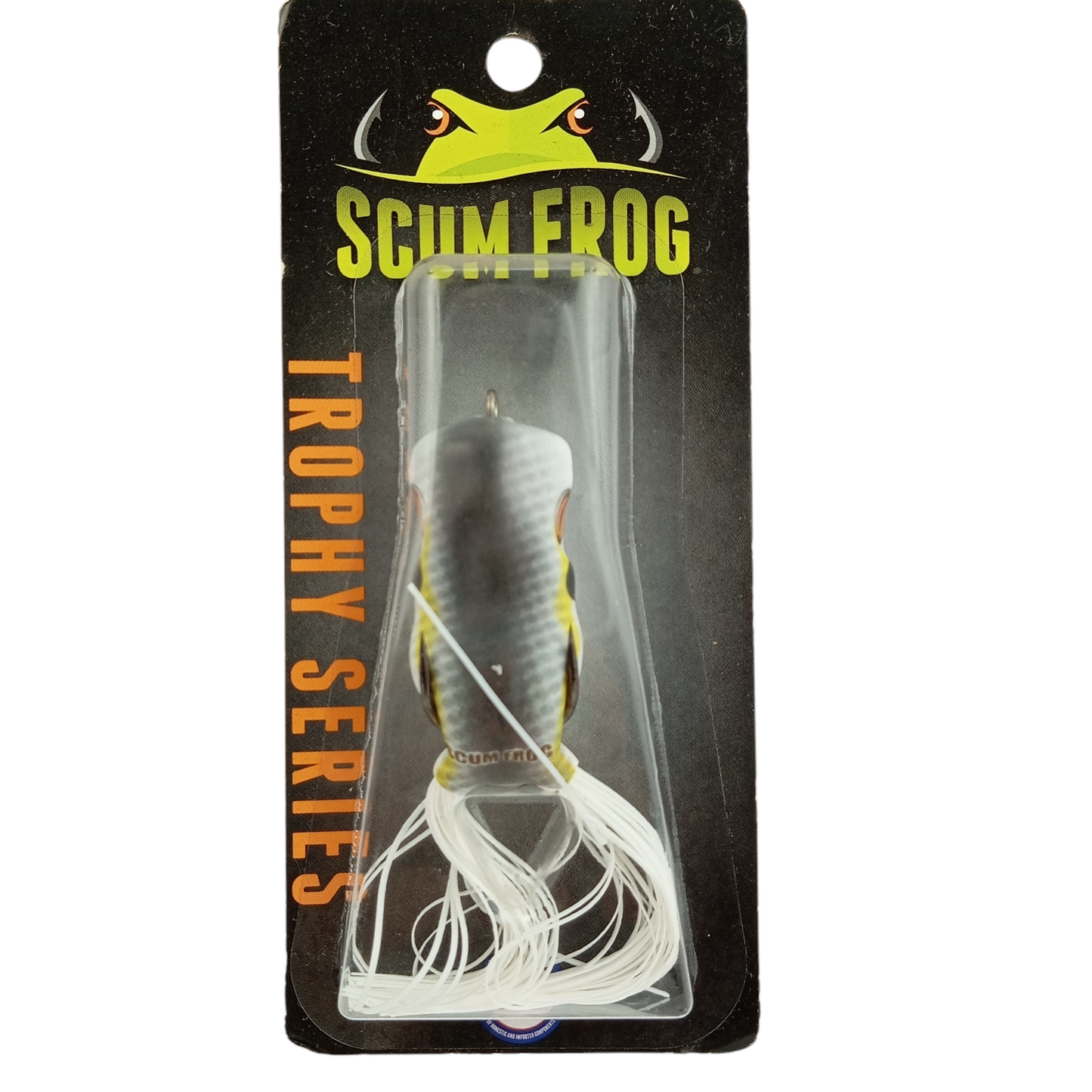 Scum Frog Trophy Series Top Water Fishing Frog Poppers 15gms 6.35cm TSP-1344 Shameless Shad Pack Image