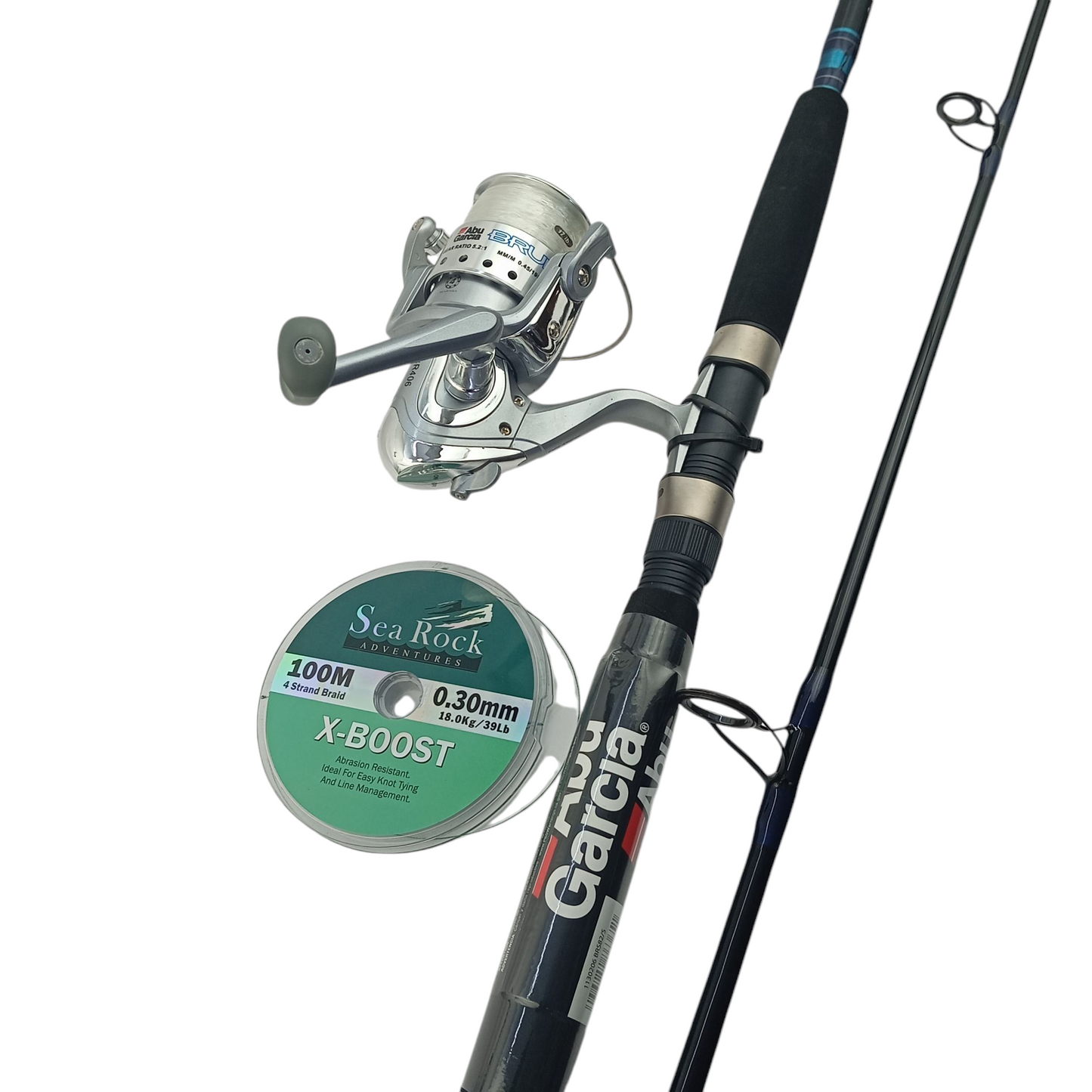 Abu Garcia Bruiser 8 ft Combo Saltwater Fishing Combo | Searock Braid