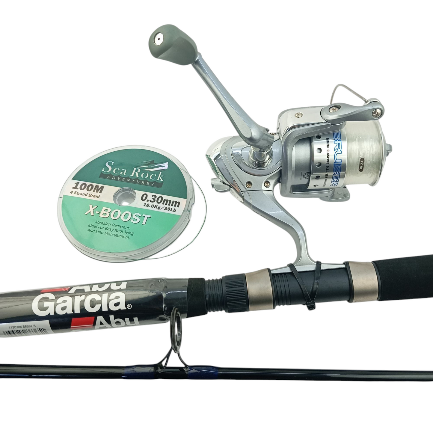 Abu Garcia Bruiser 8 ft Combo Saltwater Fishing Combo | Searock Braid