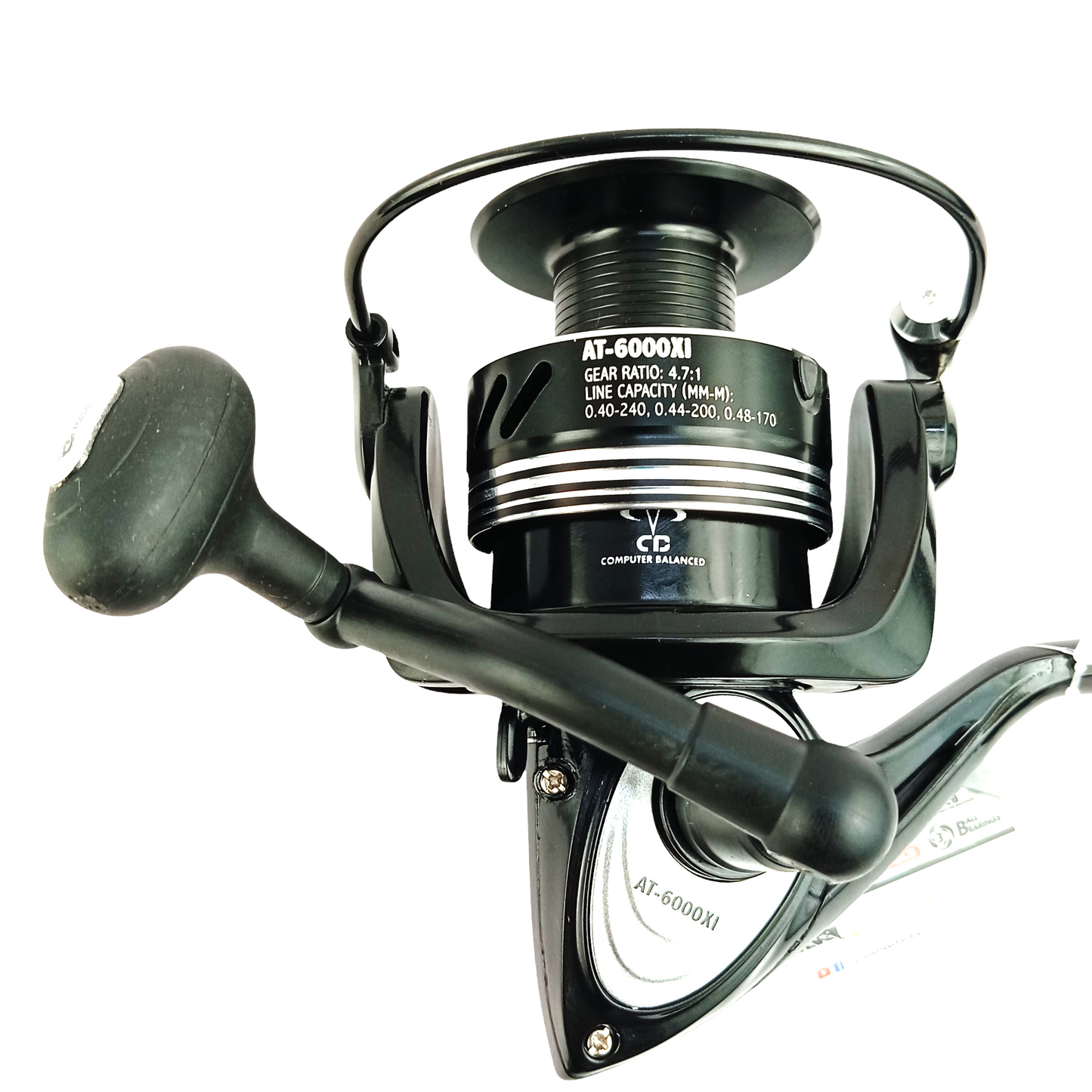 Pioneer Argonaut XI AT-4000,AT-6000 XI Spinning Fishing Reel Close Up Image