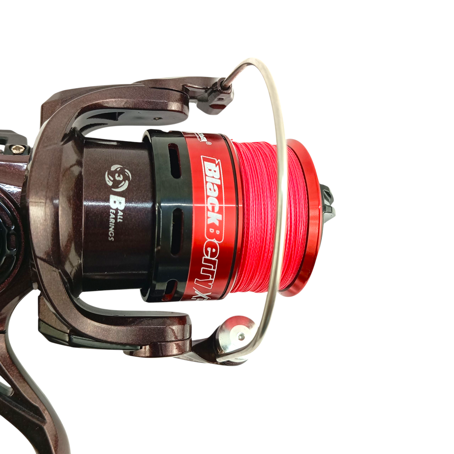 Pioneer Black Berry BB-2000Xf Spinning Fishing Reel With Braid Line -light Reel