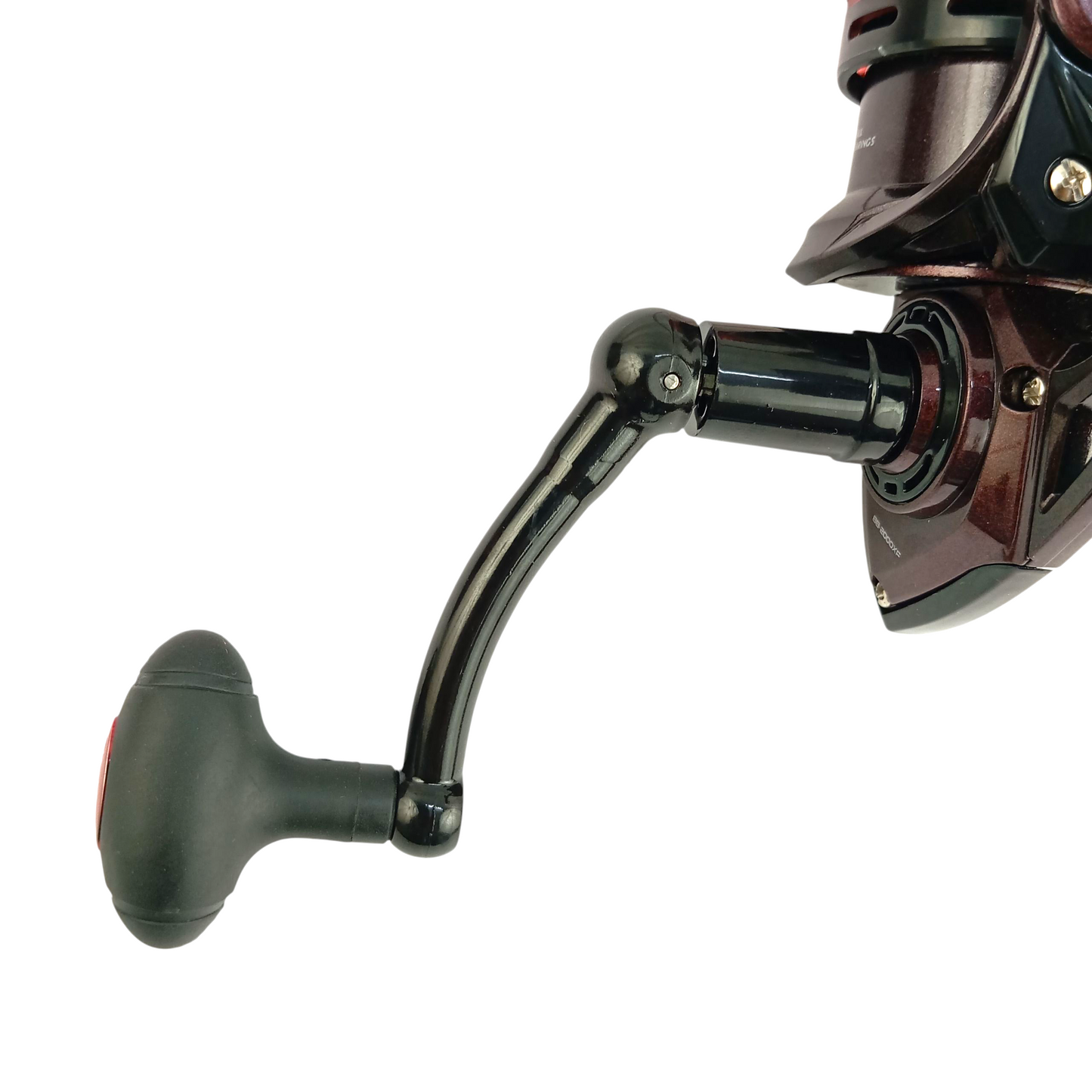Pioneer Black Berry BB-2000Xf Spinning Fishing Reel With Braid Line -light Reel