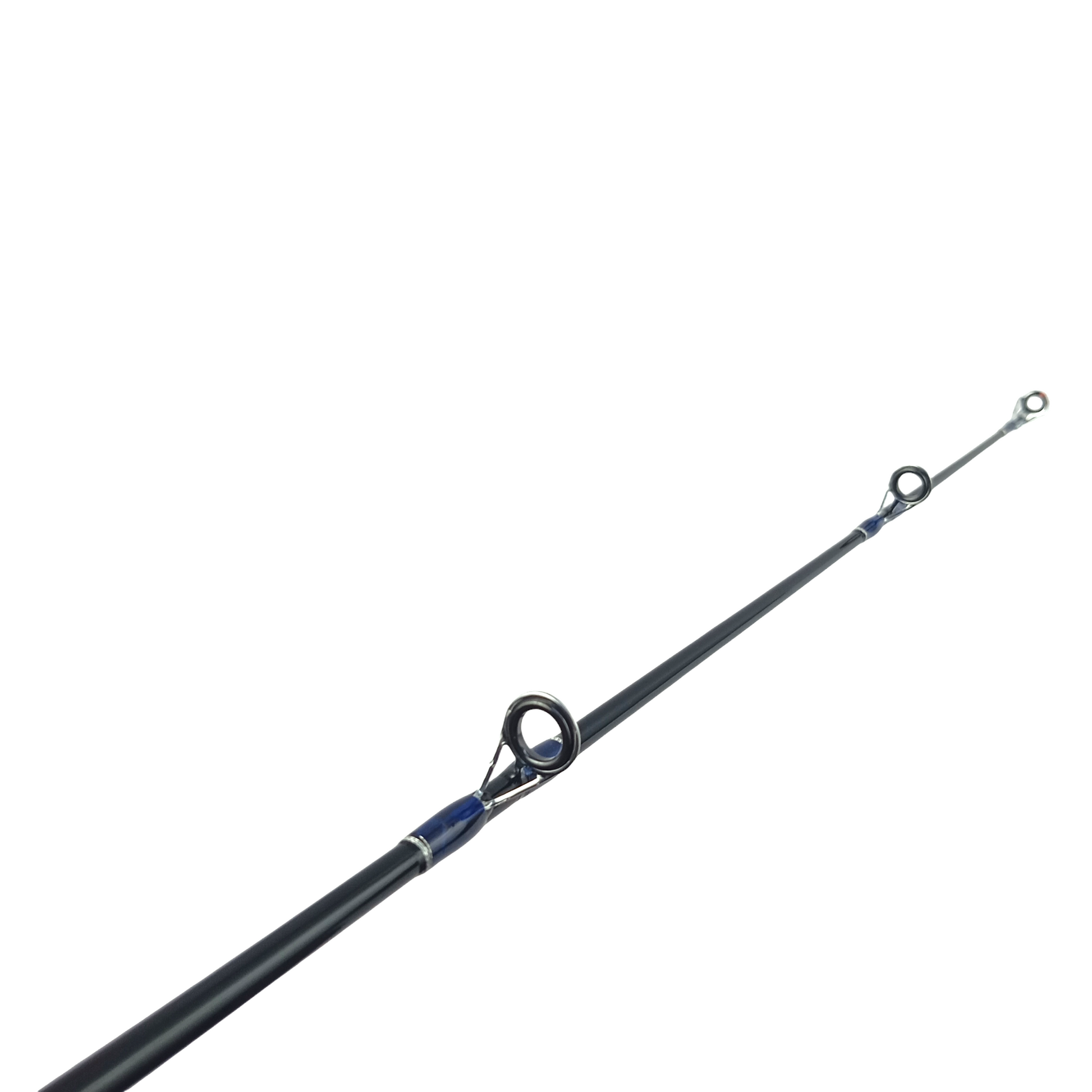 Pioneer Cruiser Strong Fiberglass 7ft Spinning Fishing Rod Tip Close Up Image