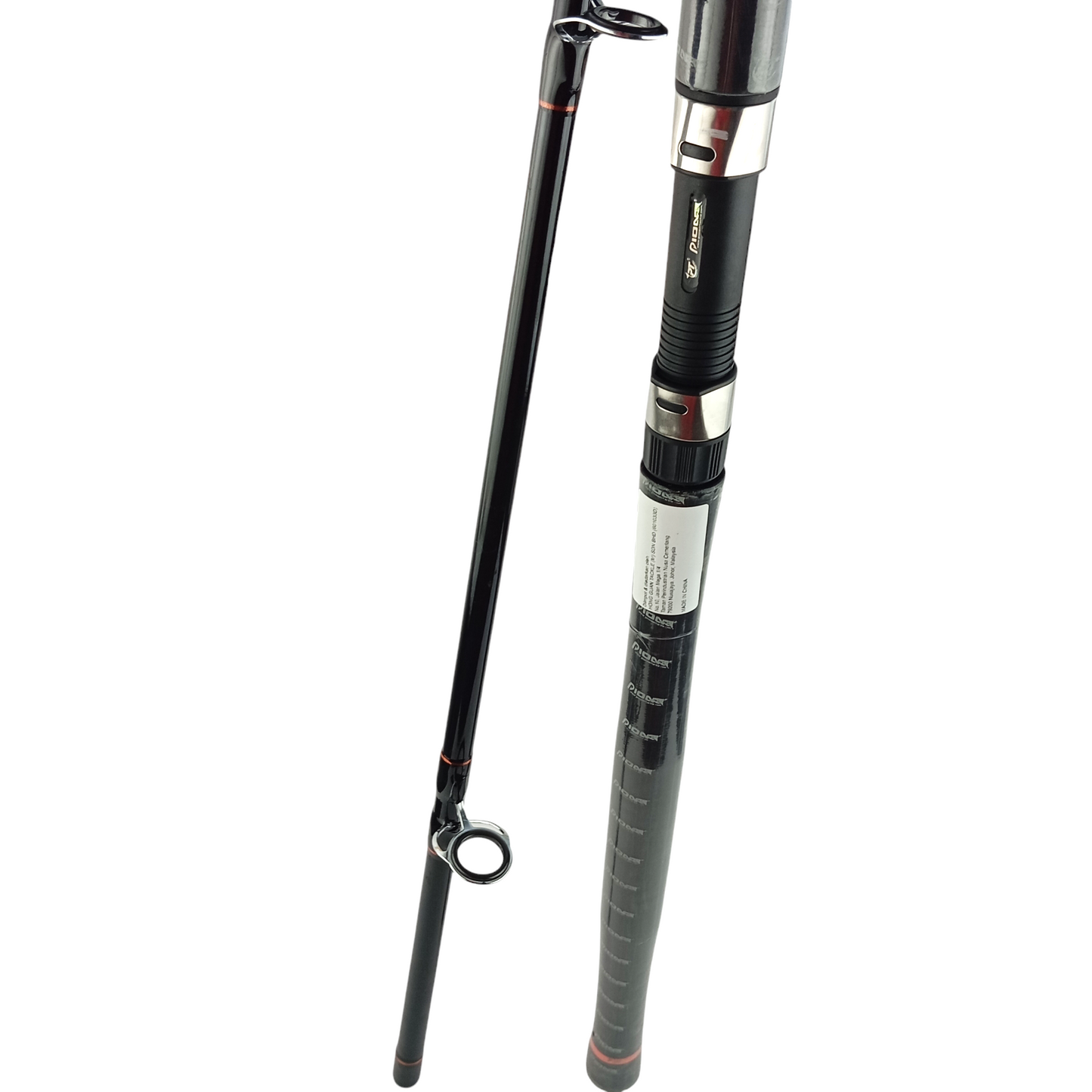 Pionner Fire E-Glass 10ft Spinning Fishing Rod Reel Holder Close Up Image